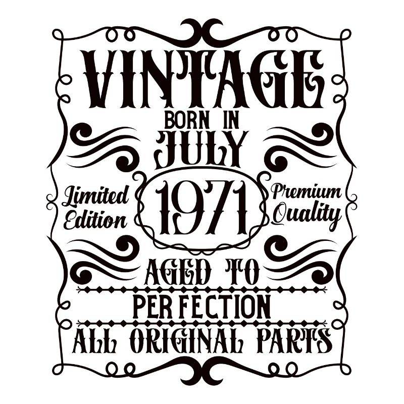 1971 Juli Geburtstag Legende