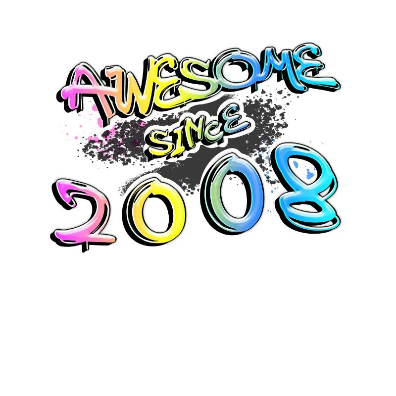 Awesome since 2008 Graffiti Motiv