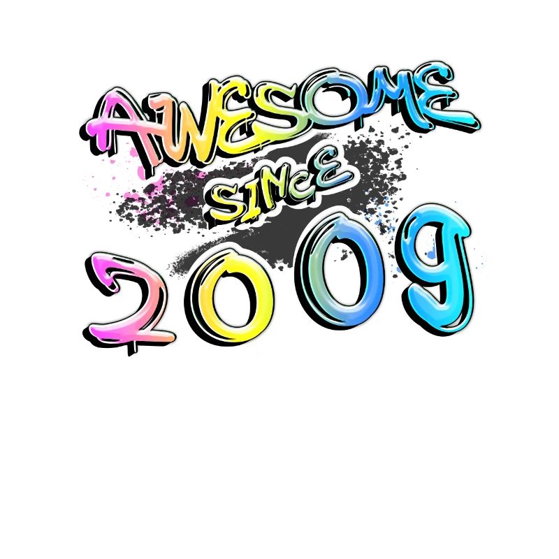Awesome since 2009 Graffiti Motiv