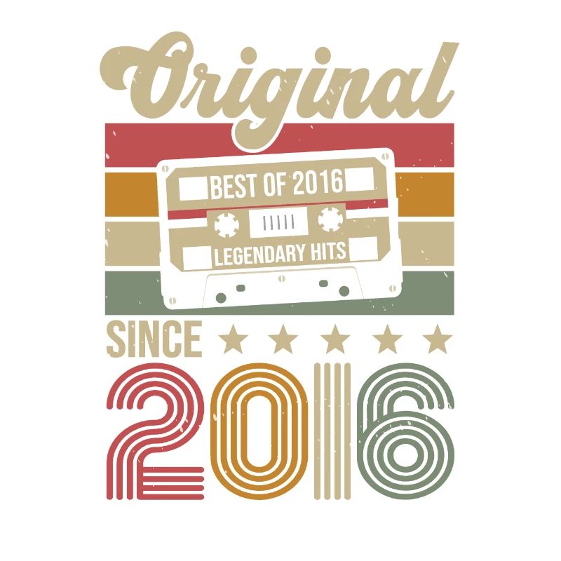 Vintage Geburtstag Original Geschenkidee 2016