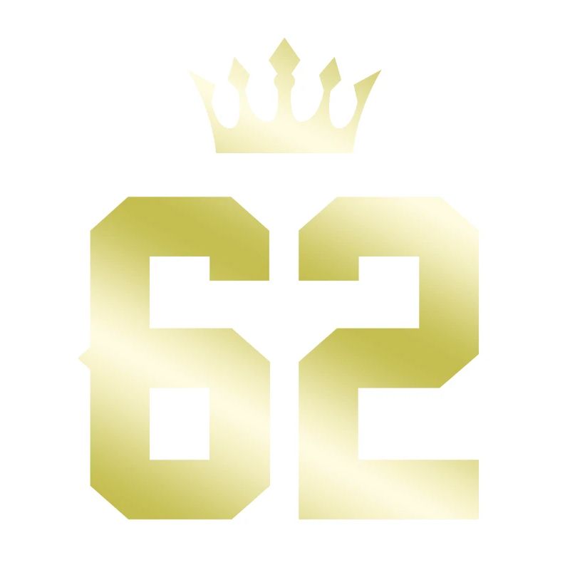 62 Number crown