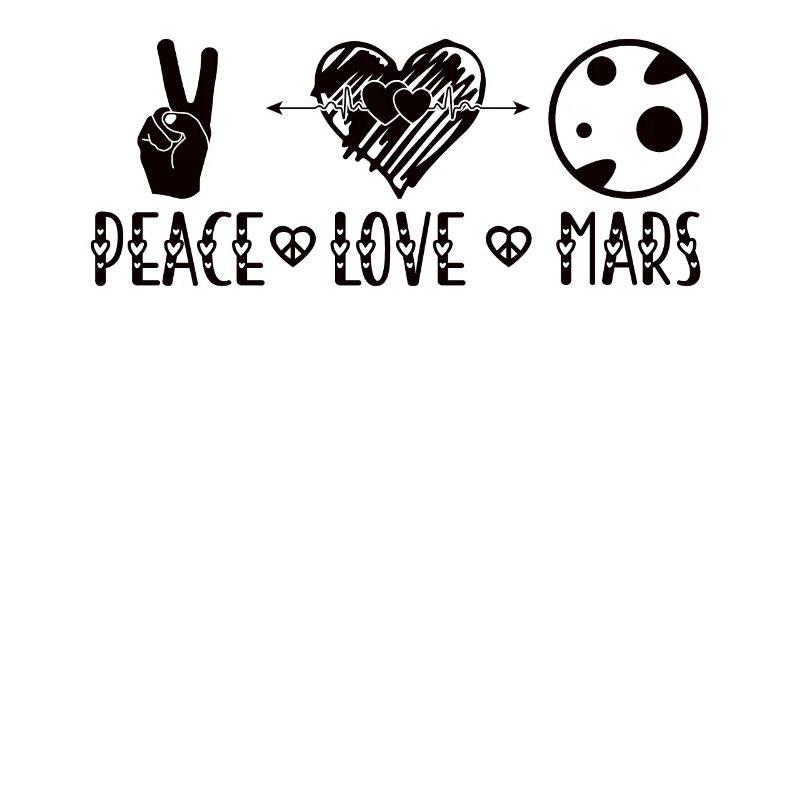 Mars Frieden Liebe