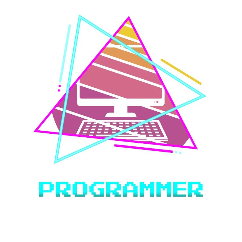 Retro Programmer Computer Programming