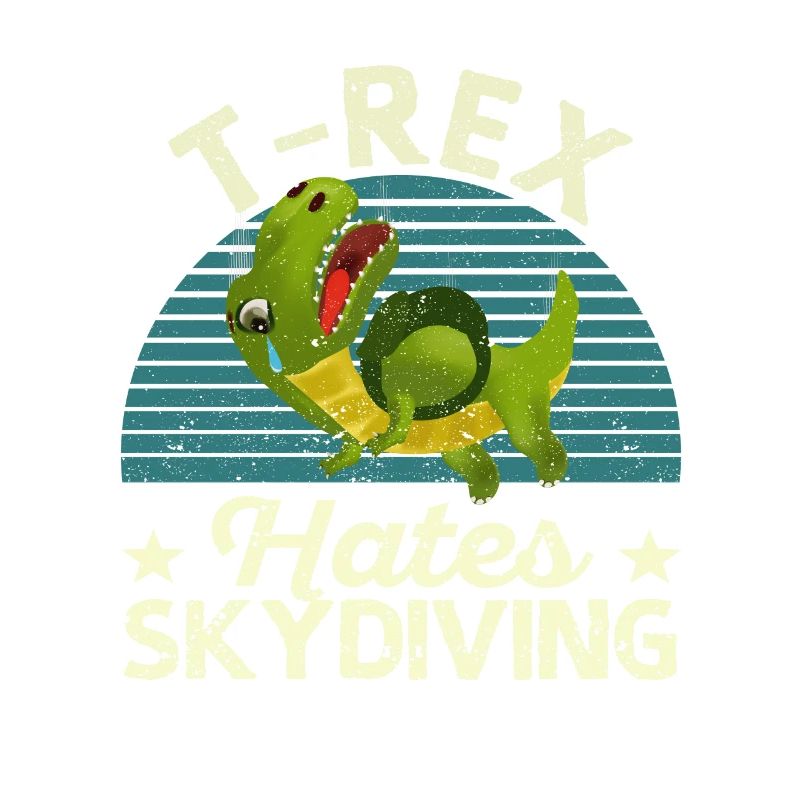 T-Rex déteste le parachutisme Drôle de parachute