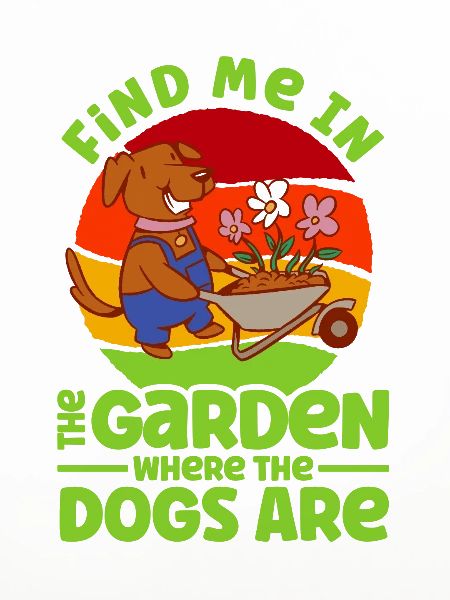 Garten Hunde Hundehalter Geschenk