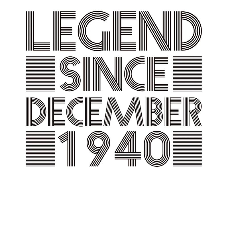 Legenden Geburtstag Dezember 1940 geboren Geschenk