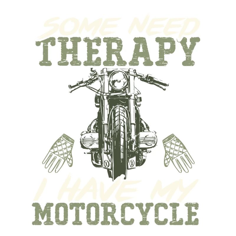 Motorcycle Therapy Biker