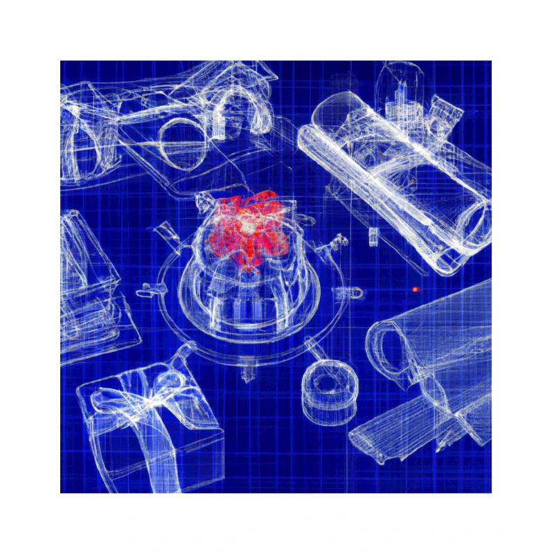 Weihnachten Weihnachtsbaum Schematic Blaupause