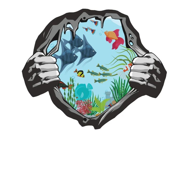 Aquaristik Geschenkidee Fisch Design