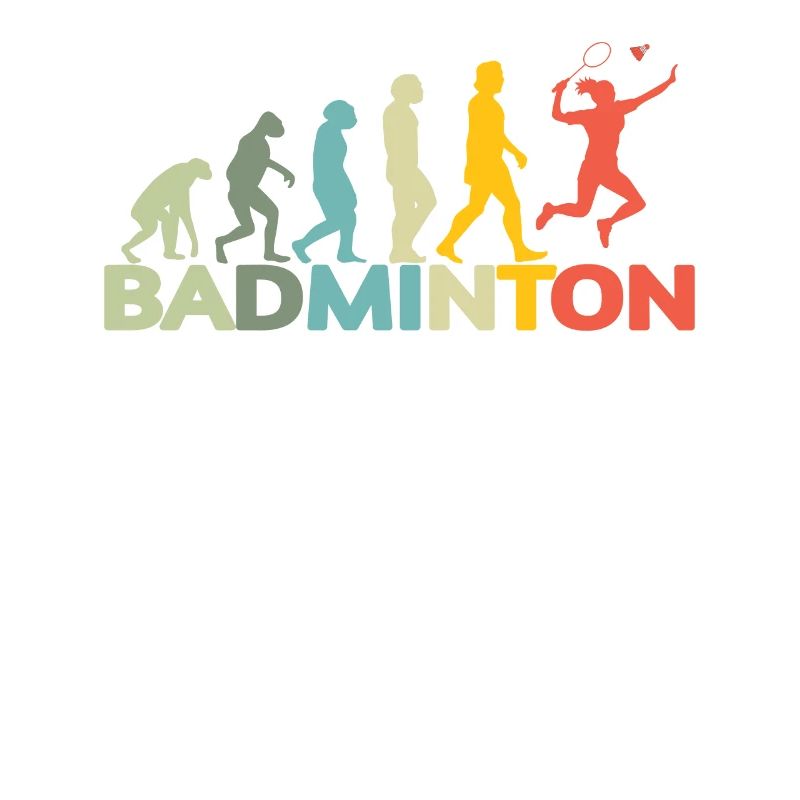 Badminton Spieler Geschenkidee Design
