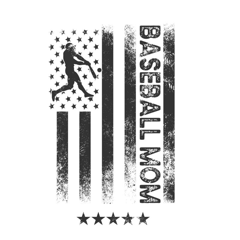 USA Flagge - Baseballmutter