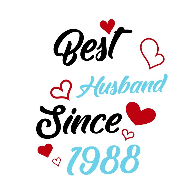 Bester Ehemann seit 1988 Hochzeit