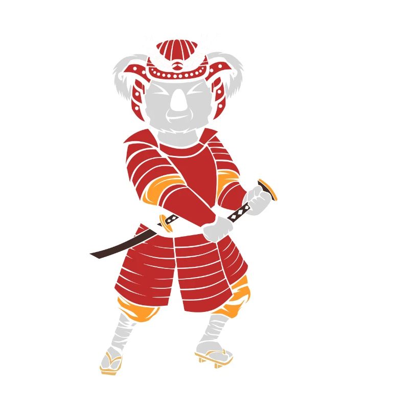 Koala samurai