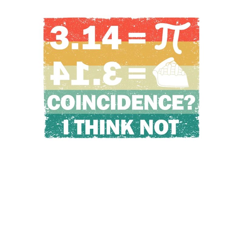 Pi Day 3.14 = Cake Coincidence I don't think math