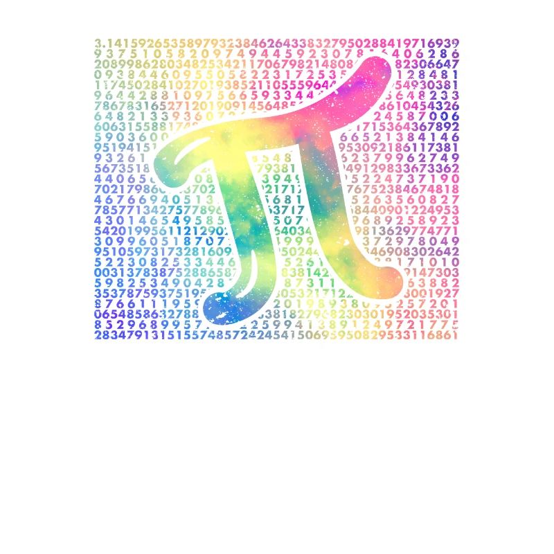 Pi Day 3.14 Cool Funny Nerd Math Lover Geek Rain