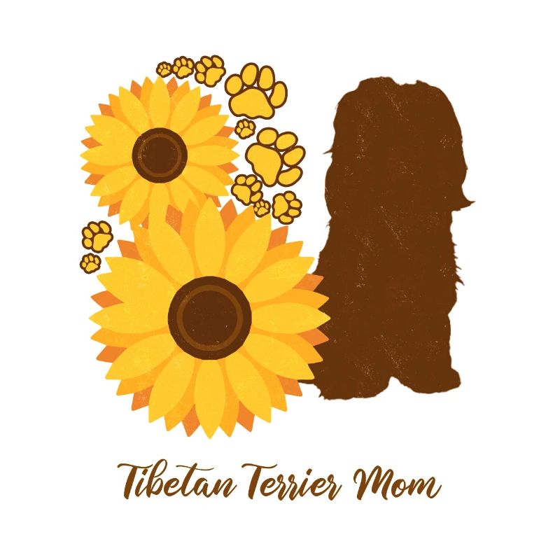 Sonnenblumenmutter - Tibetan Terrier