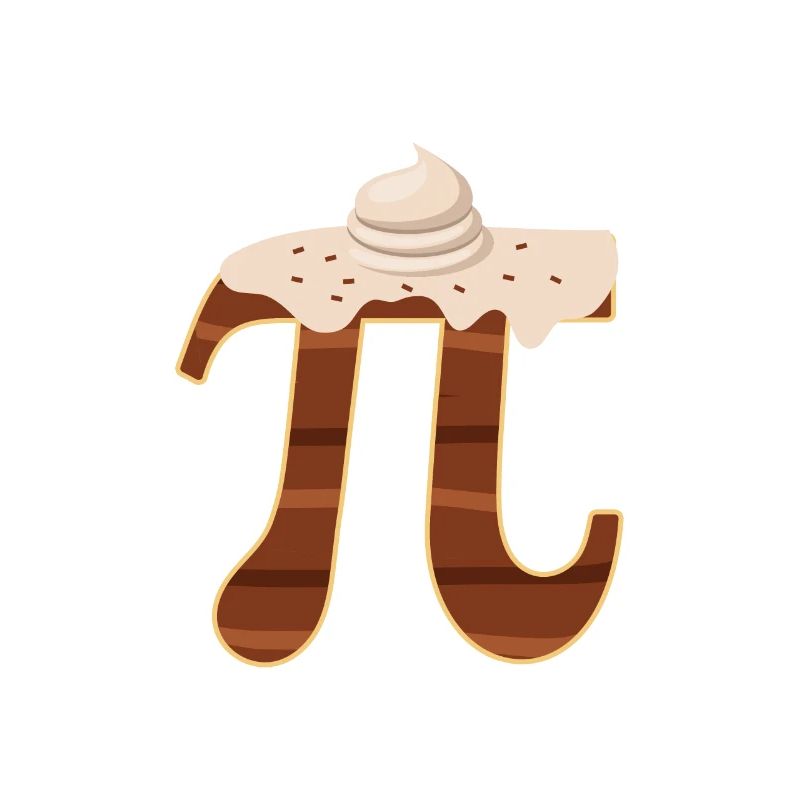 Funny Chocolate Cream Pi Day Pie Math Lover