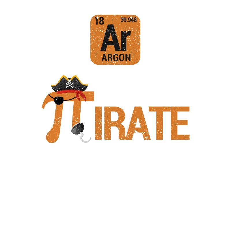 Funny in A Pirate Pi Day Argon Ar Chemistry Math