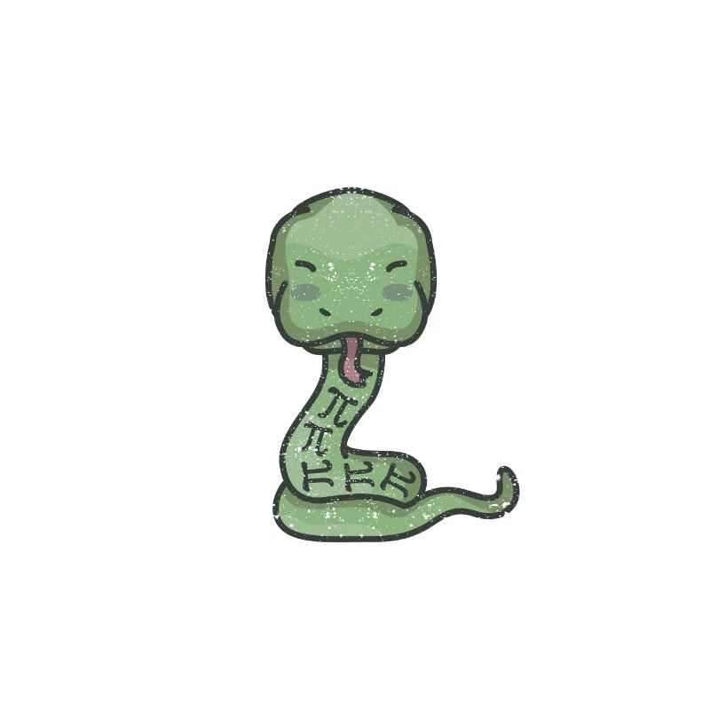 Python Snake Pithon Pi Tag Symbol Funny Math