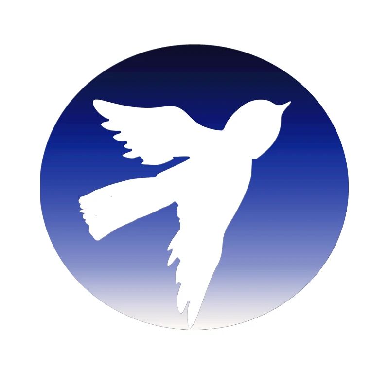 vogel blau