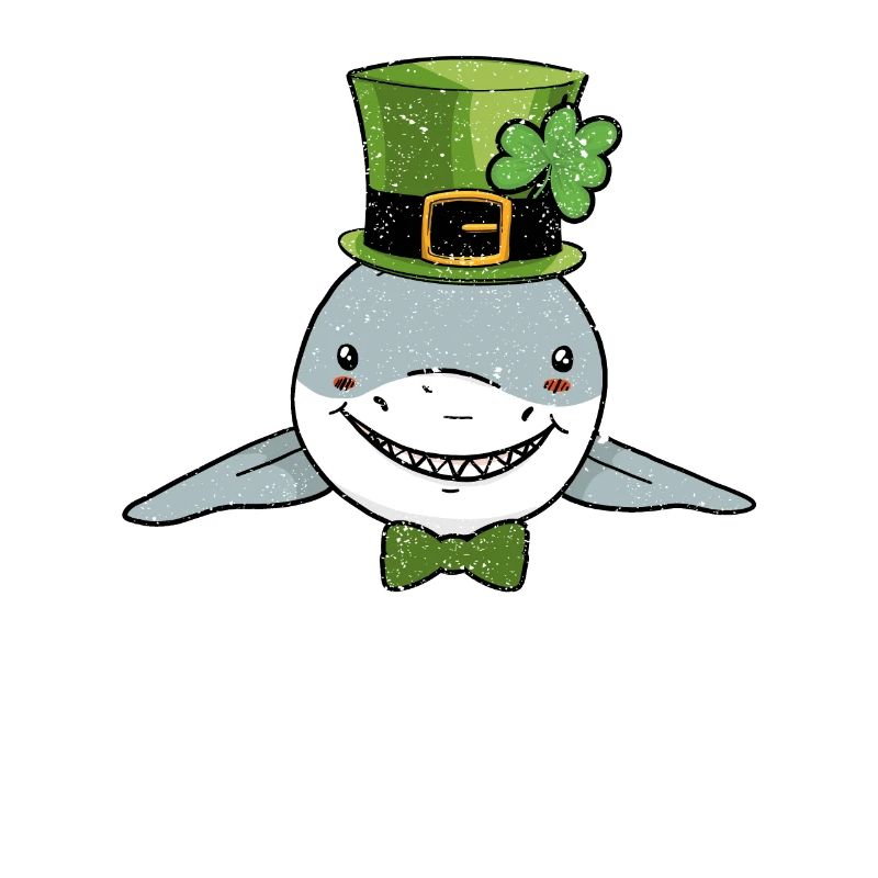 Irish Leprechaun Shark Clover St. Patrick's Day