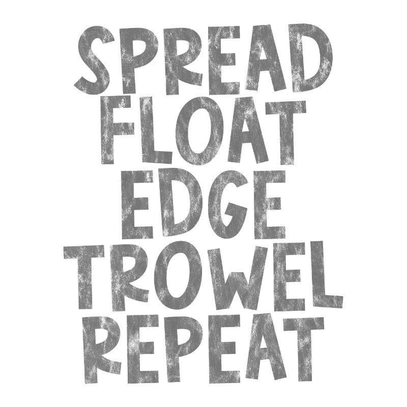 Spread Float Edge Trowel Repeat 3