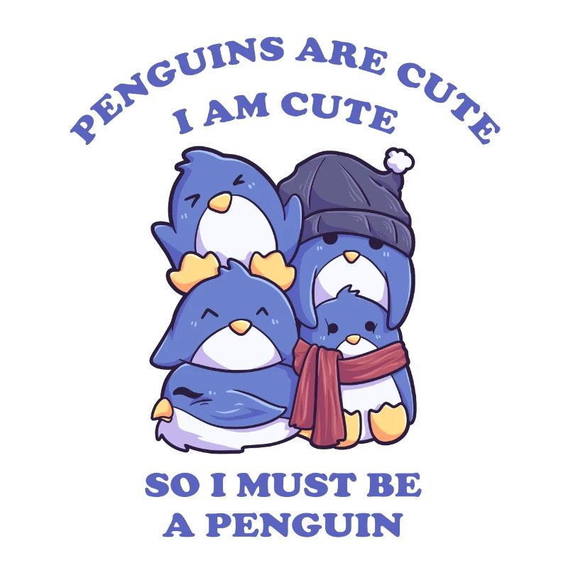 niedliche Pinguinfamilie