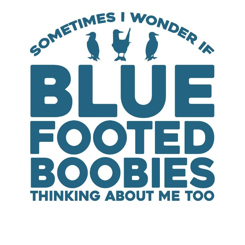 Blue-footed Gannet Birdwatcher Boobie Gift