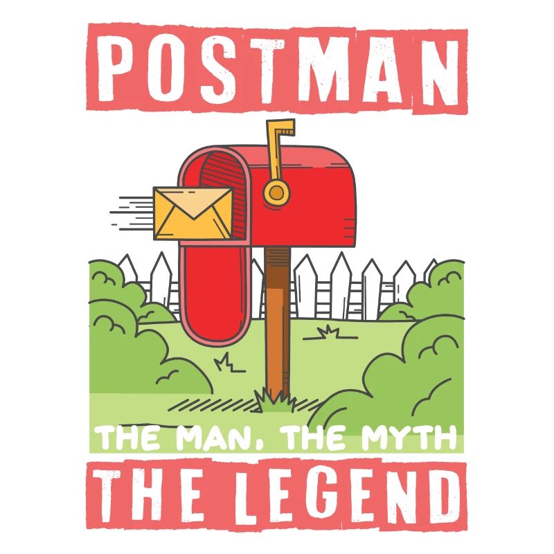 Postman ein Mann ein Mythos eine Legende- Postbote