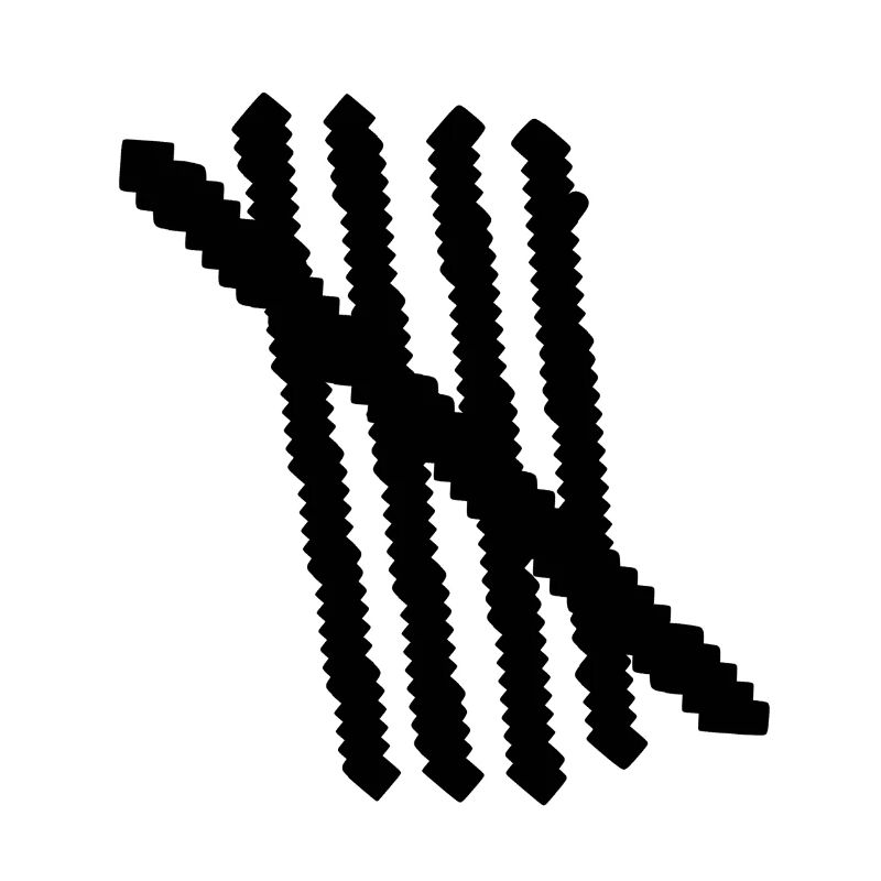5 | Five strokes | Count | Symbol | Stripe