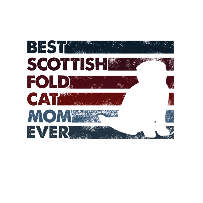 Meilleure mère de tous les temps - Scottish Fold Cat