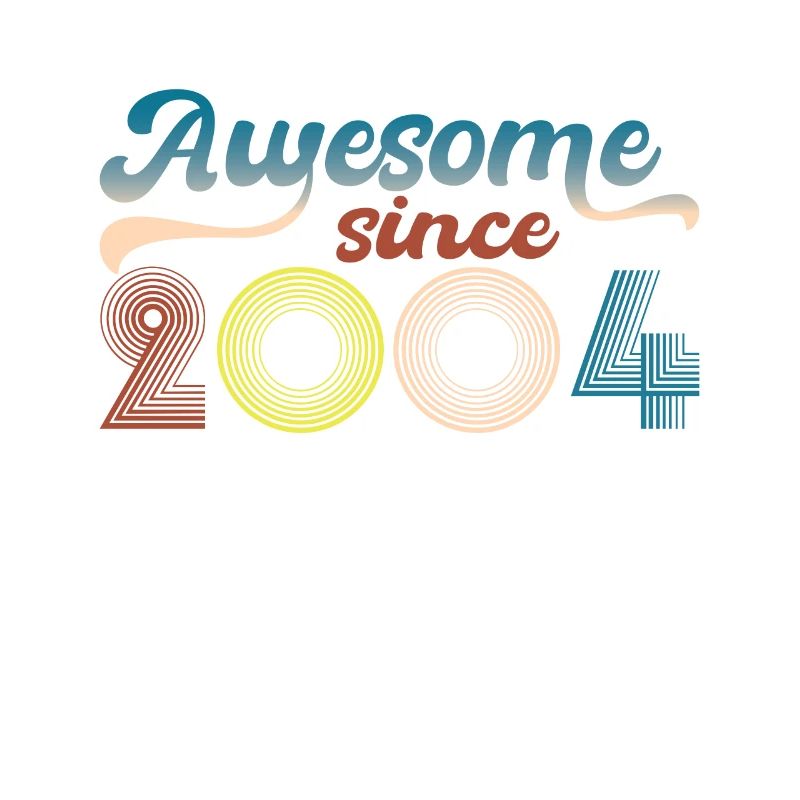 Fantastic since 2004 retro 19th Bitrthday