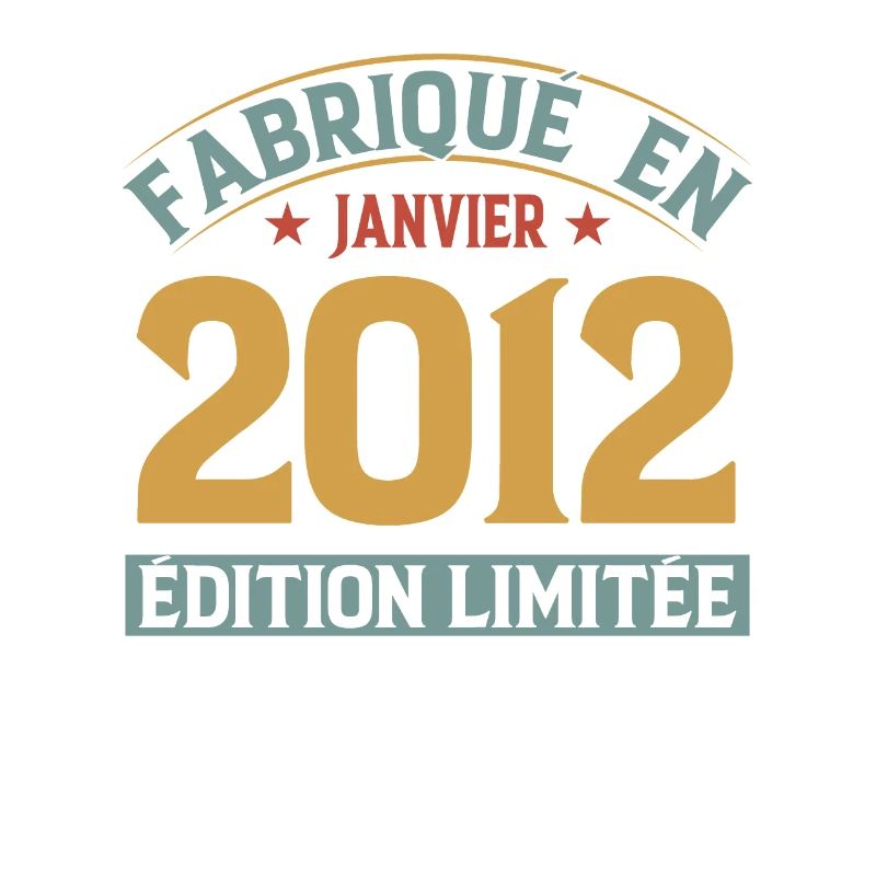 Fabriqué En Janvier 2012 Édition Limitée