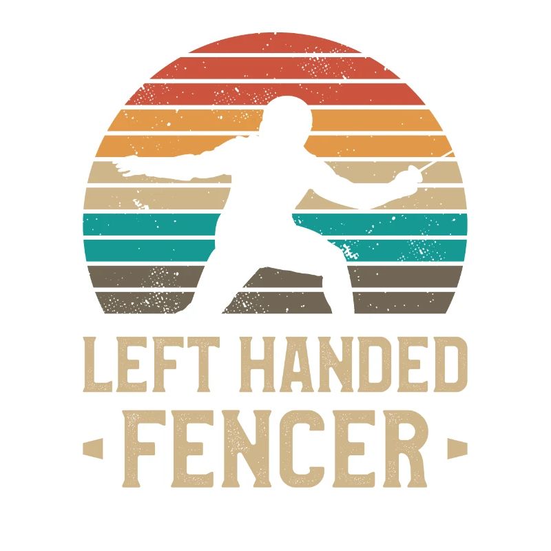 Linkshänder Fechter Linksfechter Fechter