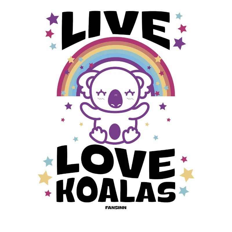 Koala Regenbogen Kinder Mädchen Baby Geschenk