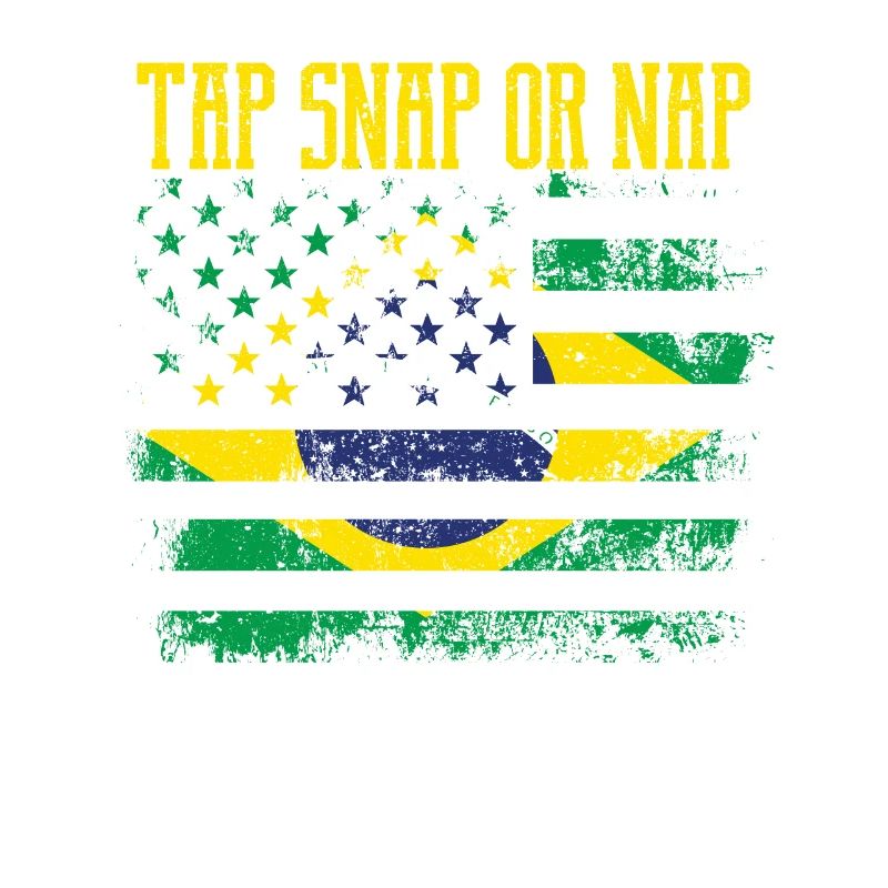 Tap Snap oder Nap Jiu Jitsu Patriotisch BJJ Brasil