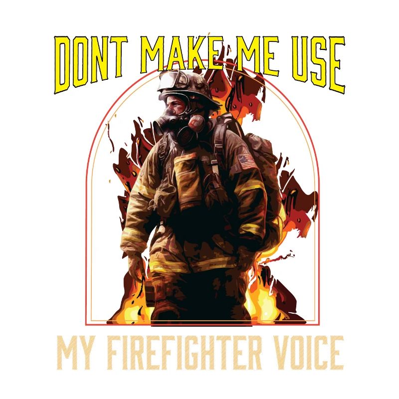 Ne me faites pas utiliser ma voix de pompier