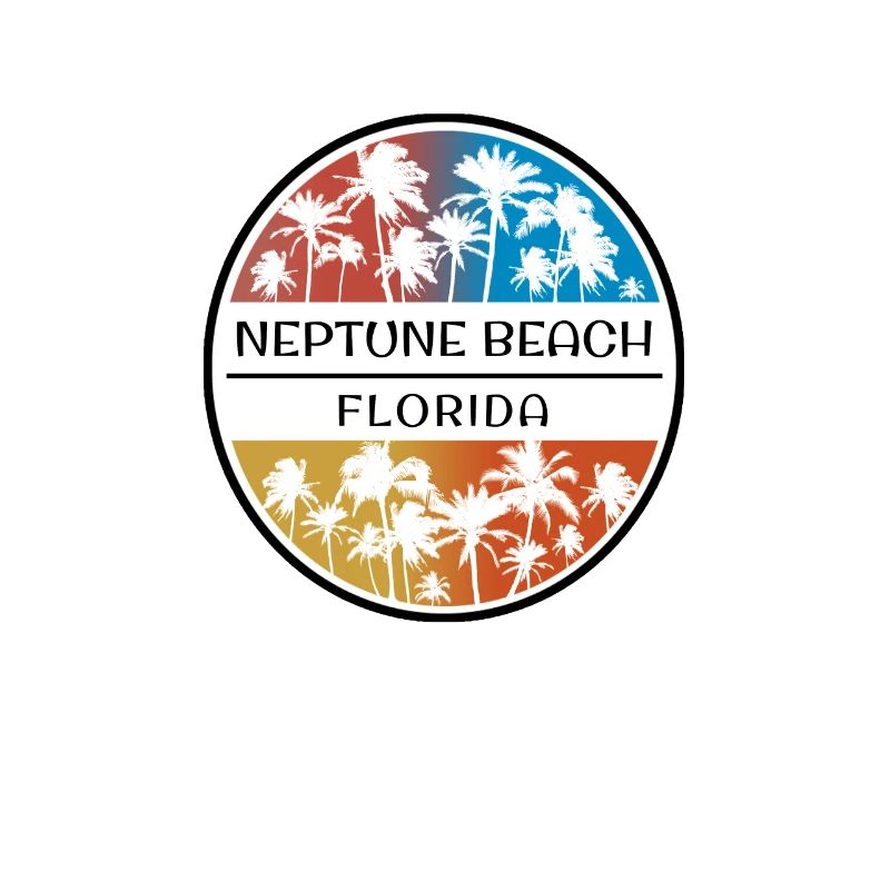 Neptune Beach Florida Palm Tree Vacances élégantes