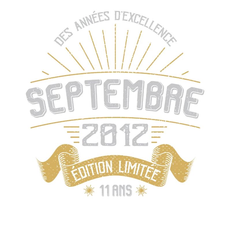Septembre 2012 Original Idée Cadeau Anniversaire