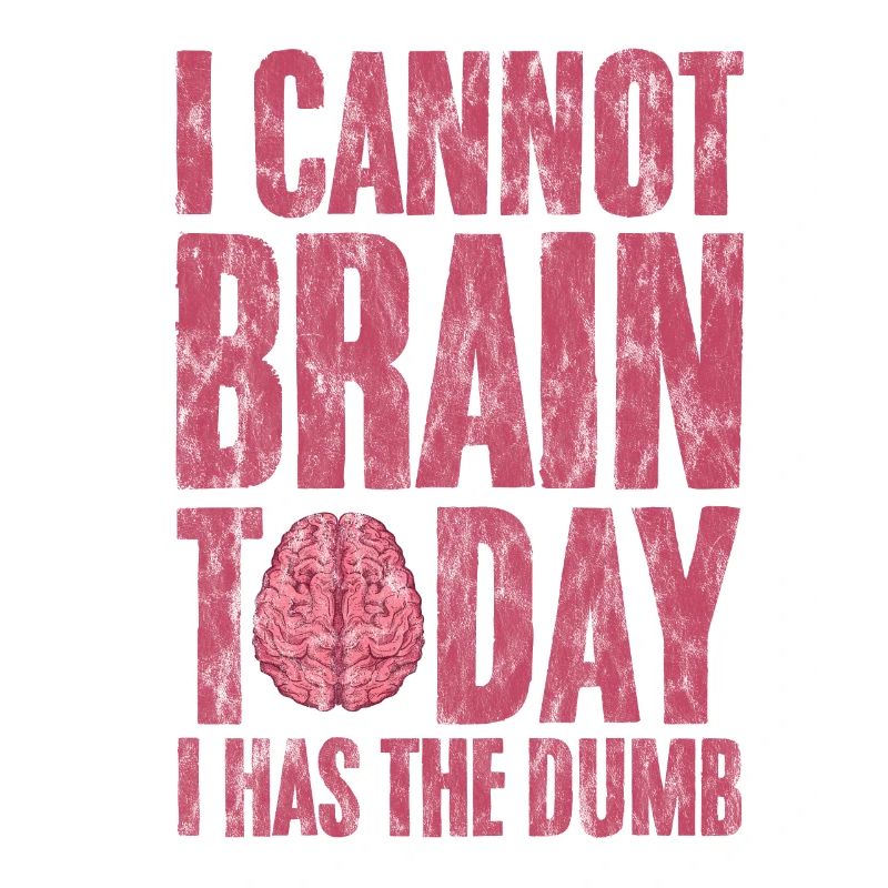 I Cannot Brain Today I Has The Dumb 3