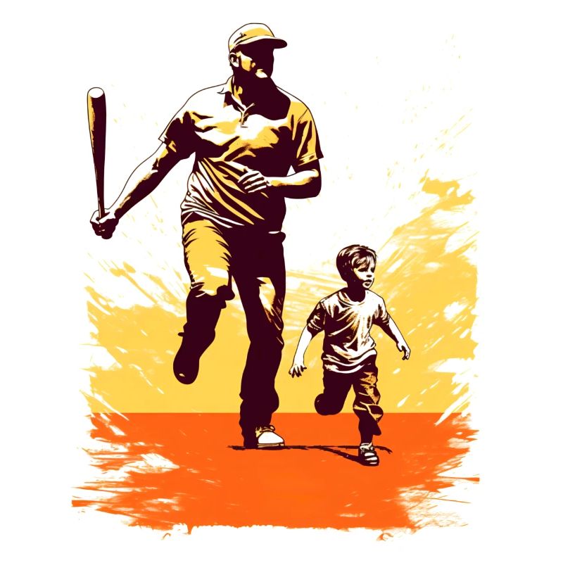 Baseball Vatertag Muttertag Geschenkidee