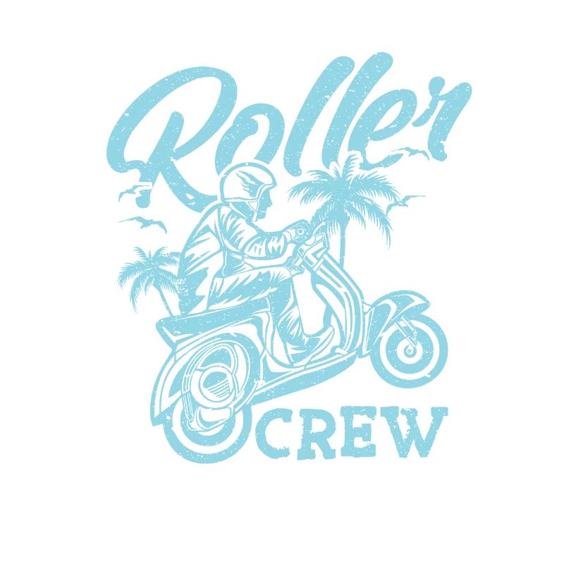 Roller Crew Scooter Motorroller Geschenkidee