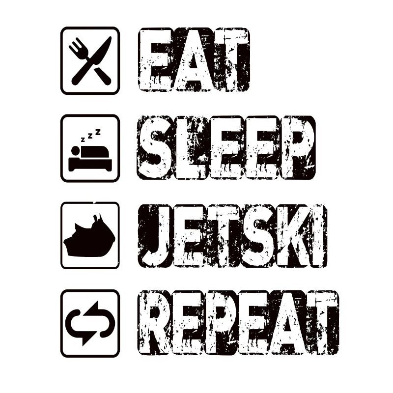 Manger Sleep Jetski Répéter