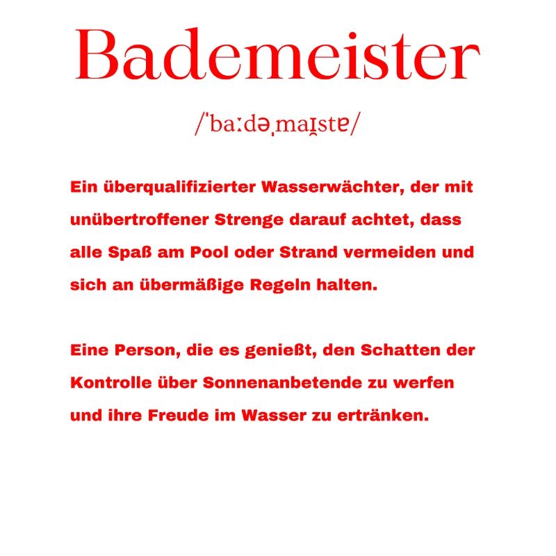 Bademeister Definition