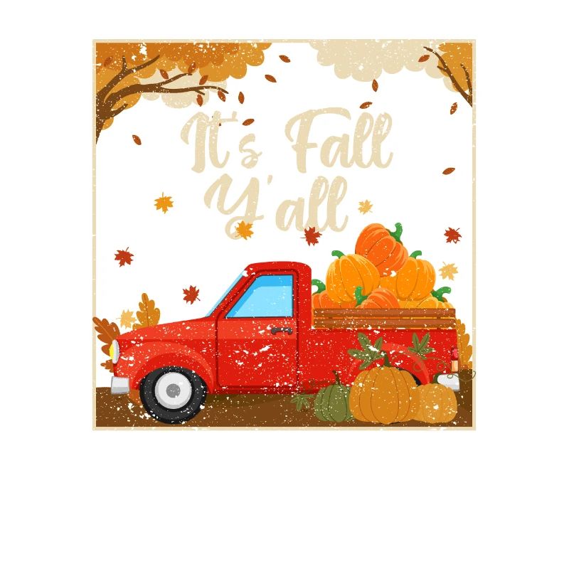 It's Fall Her Pumpkin Lover Truck Hello