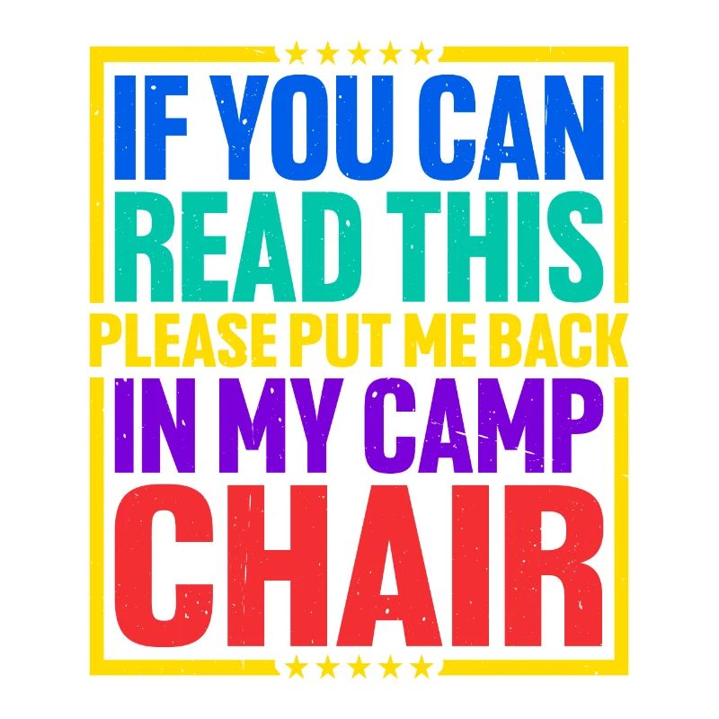 S’il vous plaît, remettez-moi dans ma chaise de camp 3