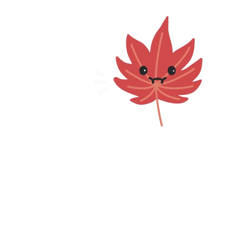 Leave Me Alone Grump Leaf Herbst Blätter Herbst