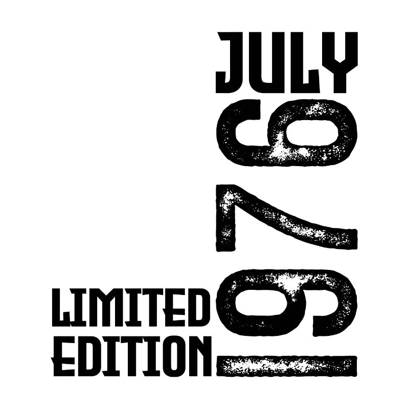 Geschenk Juli 1976. Geburtstag Juli 1976.