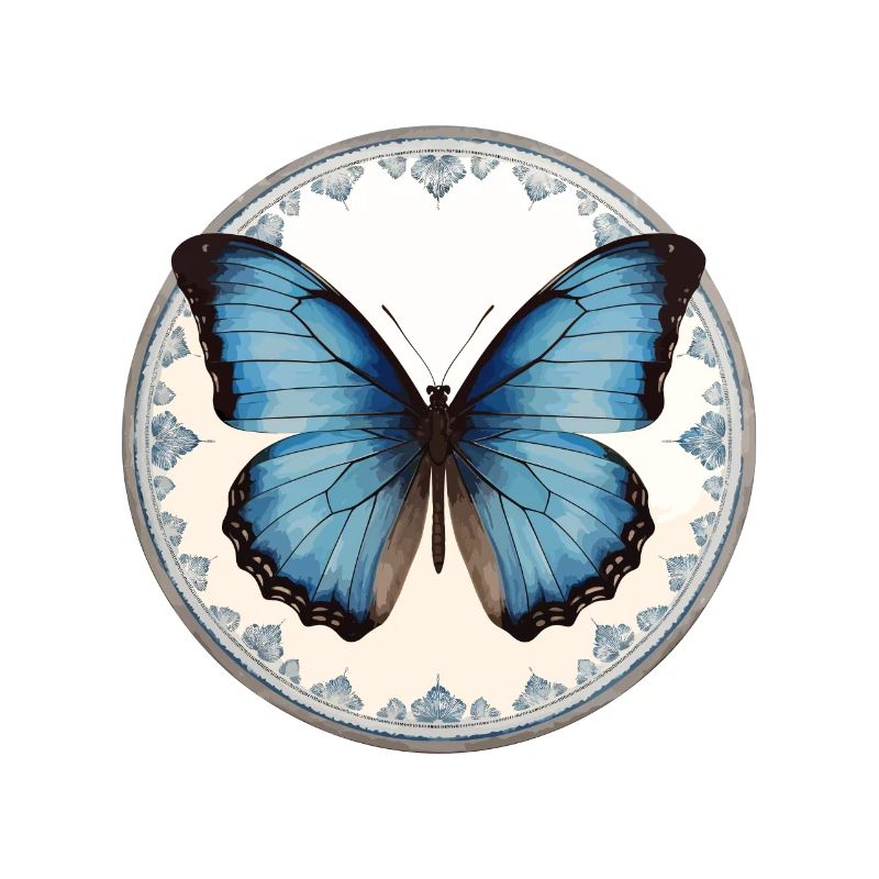 Morpho Papillon Bleu
