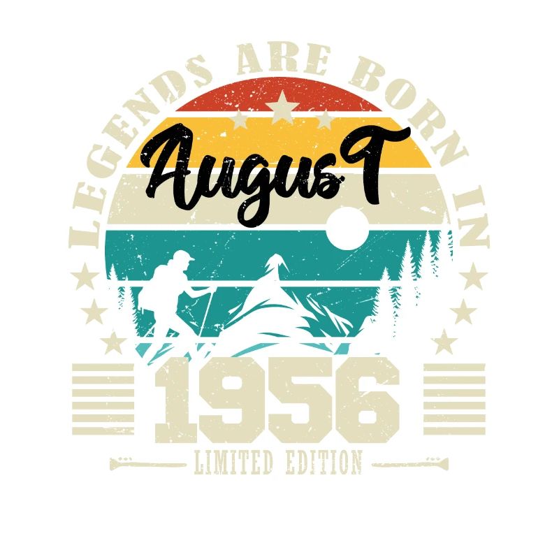 August 1956. Birthday gift August 1956. August
